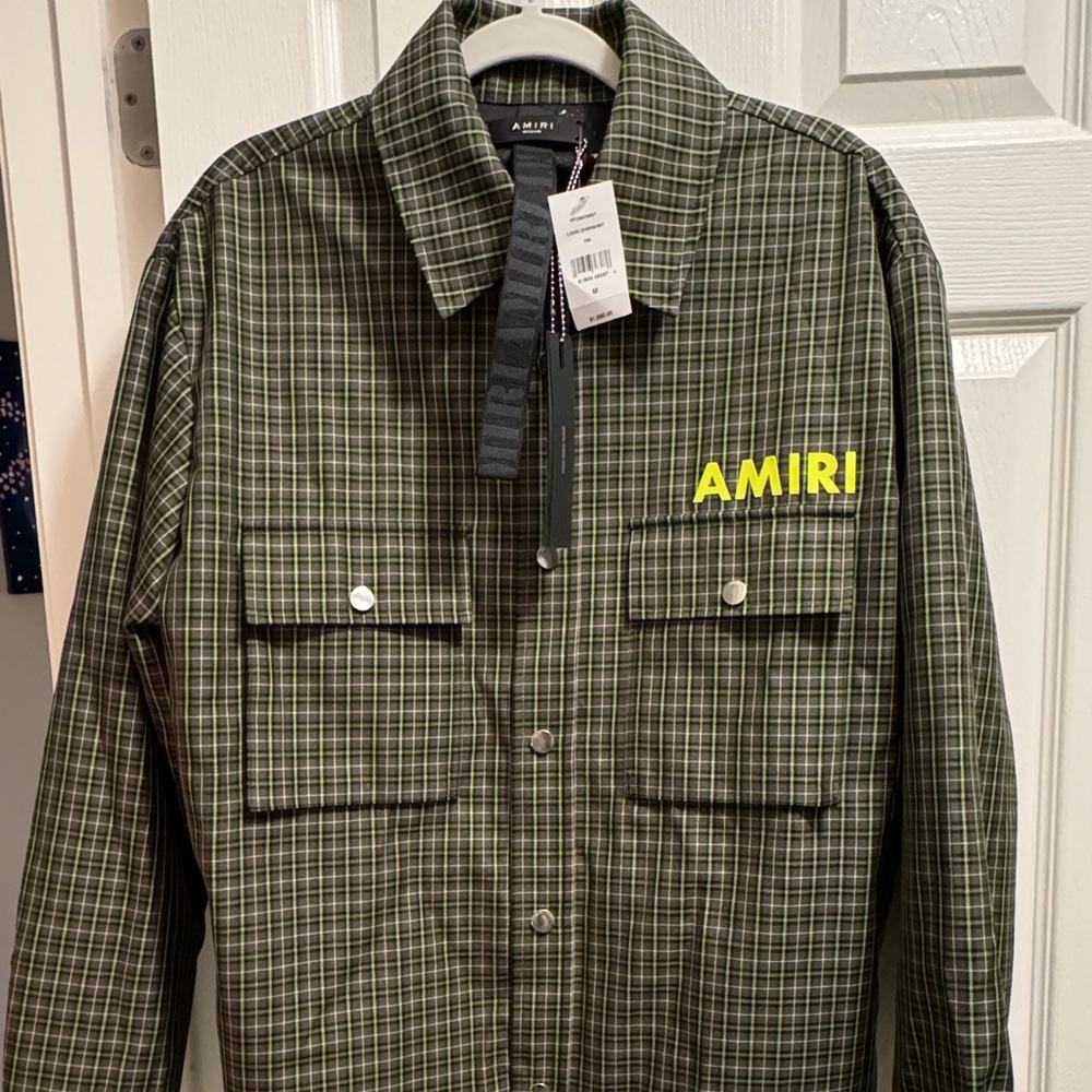 AMIRI LOGO OVERSHIRT NWT